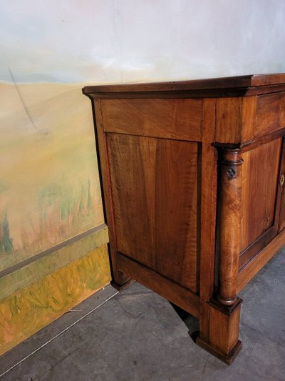 Credenza in noce d'epoca impero