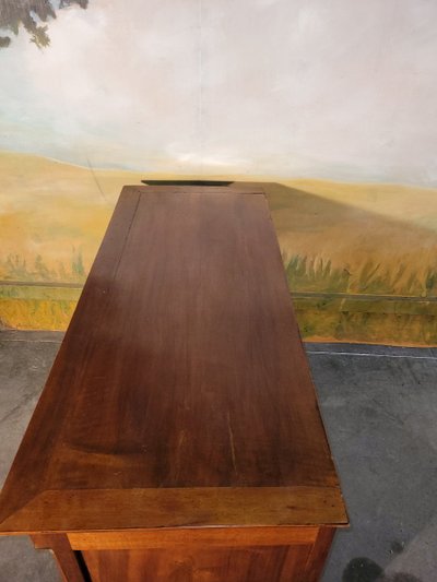 Petite commode Empire En Noyer Massif