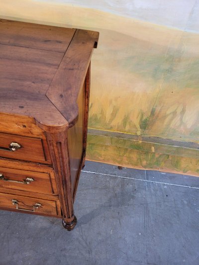 Petite Commode époque Louis XVI En Merisier