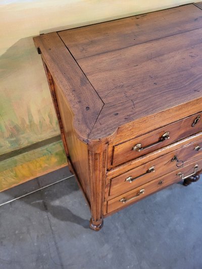 Petite Commode époque Louis XVI En Merisier