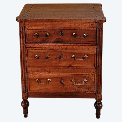 Petite Commode époque Louis XVI En Merisier