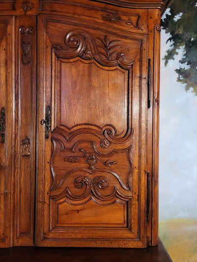 Buffet Deux Corps Louis XV Aus Eiche
