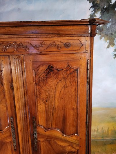 Kleiner Schrank Louis XV Aus Nussbaum