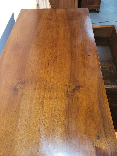 Chiffonnier Grande Commode En Merisier Massif XIX ème