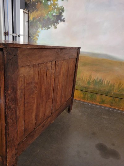 Niedriges Buffet Louis XV Aus Obstbaumholz