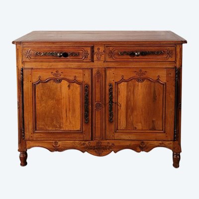 Niedriges Buffet Louis XV Aus Obstbaumholz