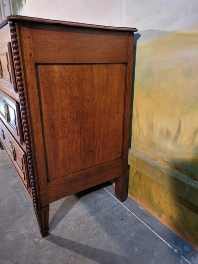 Commode époque Louis XVI En Chêne