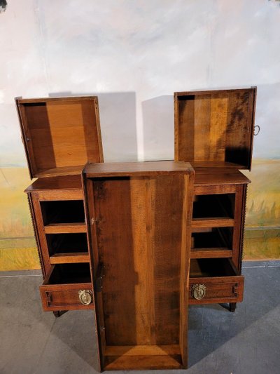 Commode époque Louis XVI En Chêne