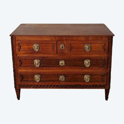 Commode époque Louis XVI En Chêne