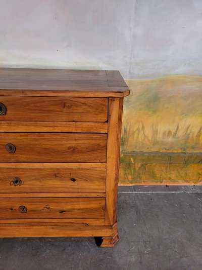 Petite Commode Louis Philippe En Noyer