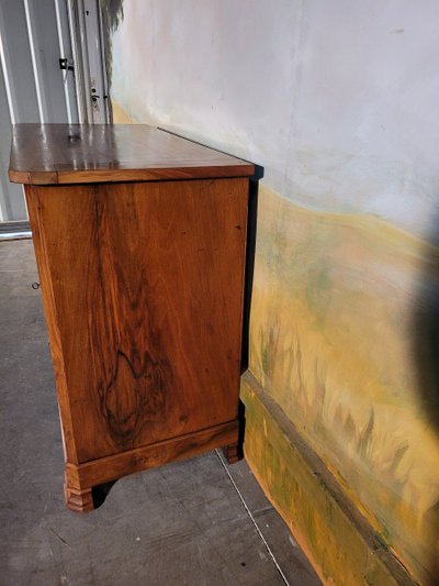 Petite Commode Louis Philippe En Noyer