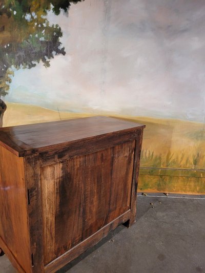 Petite Commode Louis Philippe En Noyer