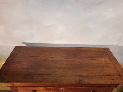 Grande Commode époque Restauration En Merisier