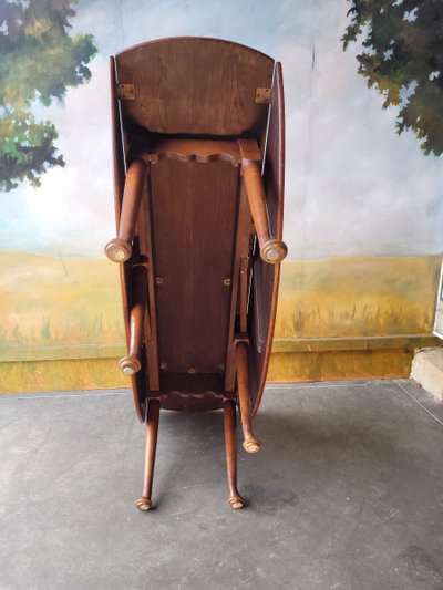 Large 19th Century Oak Oval Table