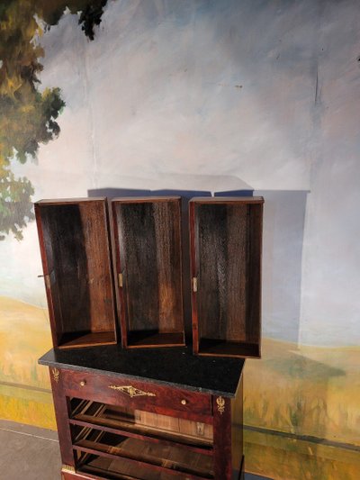 Petite Commode Napoléon III En Acajou