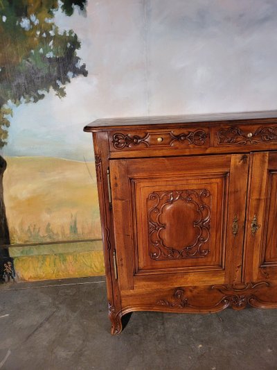 Buffet in legno di noce in stile Art Déco Luigi XV