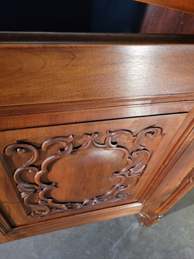 Buffet in legno di noce in stile Art Déco Luigi XV