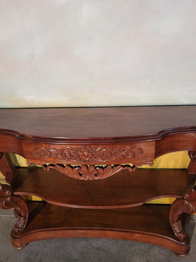Grande consolle in mogano in stile Napoleone III