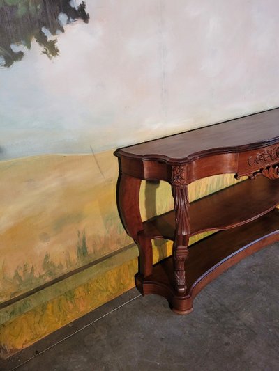 Grande consolle in mogano in stile Napoleone III