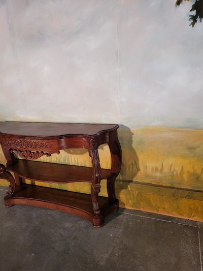 Grande consolle in mogano in stile Napoleone III