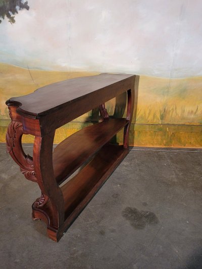 Grande consolle in mogano in stile Napoleone III