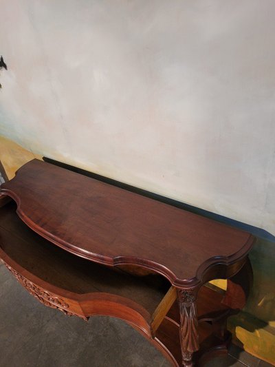 Grande consolle in mogano in stile Napoleone III