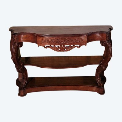 Grande consolle in mogano in stile Napoleone III