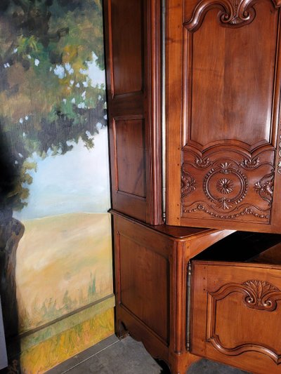 Louis XV period 2-part sideboard