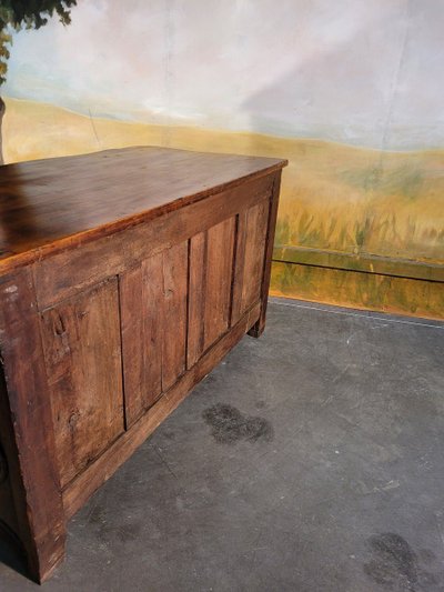 Commode Arbalète  époque Louis XV En merisier