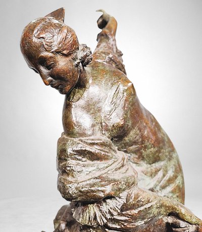 Ballerina di flamenco - Bronzo di Joanny Durand (1886-1955)