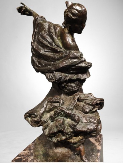 Ballerina di flamenco - Bronzo di Joanny Durand (1886-1955)