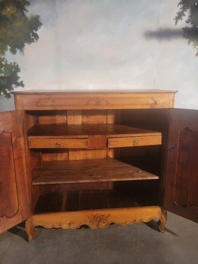 Mobiletto bassette in ciliegio in stile Luigi XV