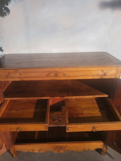 Mobiletto bassette in ciliegio in stile Luigi XV