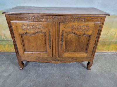 Buffet Bas Normand En Chêne époque XIX ème