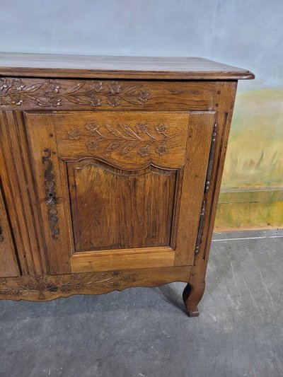 Buffet Bas Normand En Chêne époque XIX ème