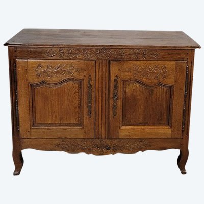 Buffet Bas Normand En Chêne époque XIX ème