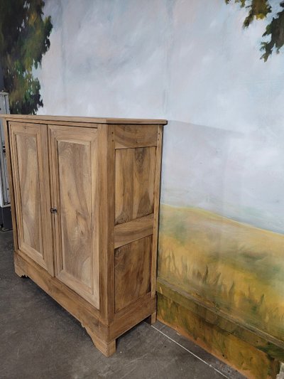 Louis Philipe Solid Walnut Bassette Cabinet