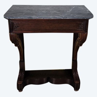 Consolle in mogano del periodo di restauro
