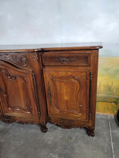 Credenza in ciliegio in stile Luigi XV del XIX secolo