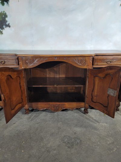 Credenza in ciliegio in stile Luigi XV del XIX secolo