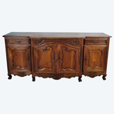 Credenza in ciliegio in stile Luigi XV del XIX secolo