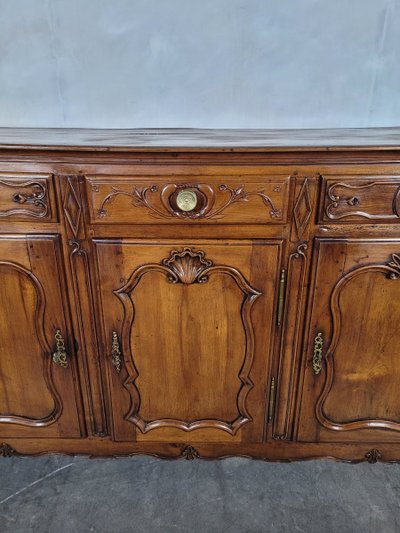 Louis XV period sideboard In solid cherrywood