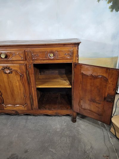 Louis XV period sideboard In solid cherrywood