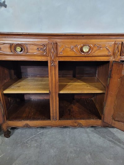 Louis XV period sideboard In solid cherrywood