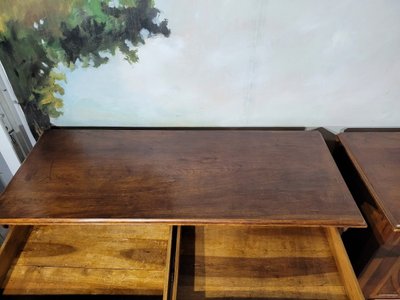 Coppia di buffet in noce Art Nouveau