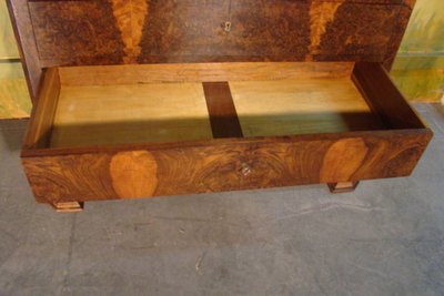 Cassettiera in noce d'epoca Luigi Filippo