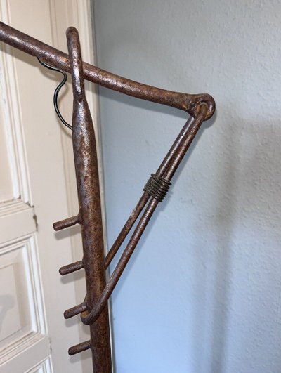 ADNET Jacques (1900-1984) Lampadaire A Crémaillère A Restaurer Circa 1950