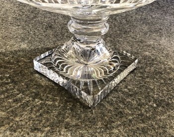 Coupe En Cristal Taillé, Fin XIXe Siècle