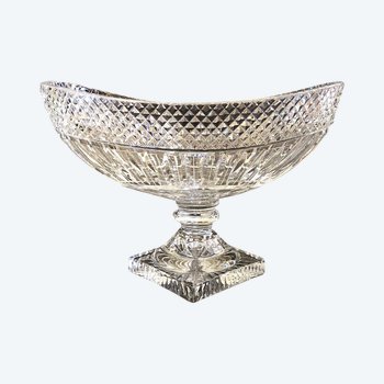 Coupe En Cristal Taillé, Fin XIXe Siècle