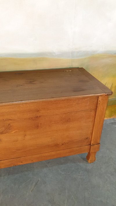 Maie Coffre En Chêne Du XIX ème Siècle